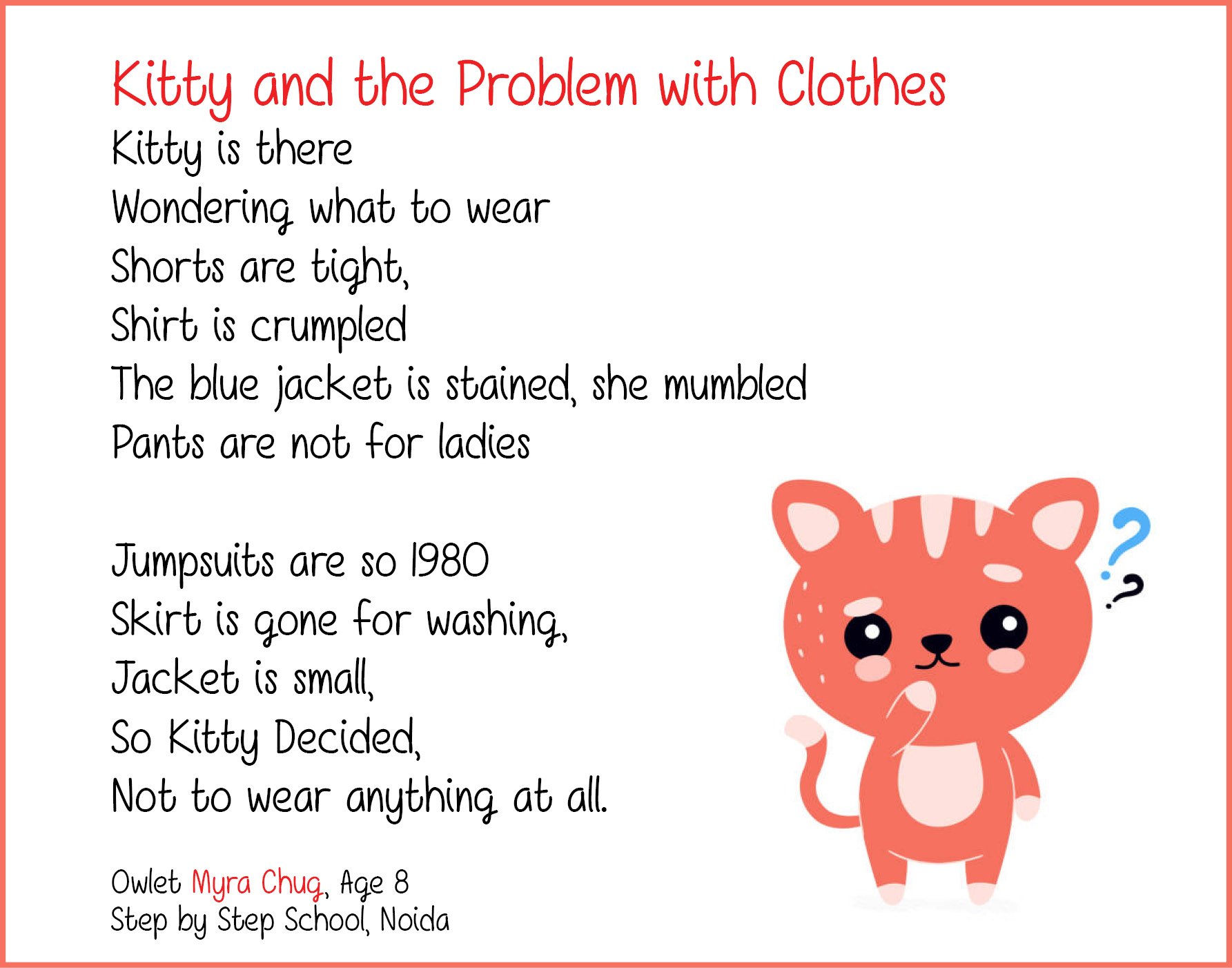 Kitty and the Problem with Clothes