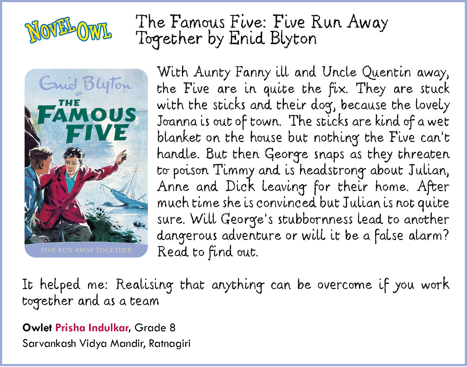The Famous Five: Five Run Away Together by Enid Blyton