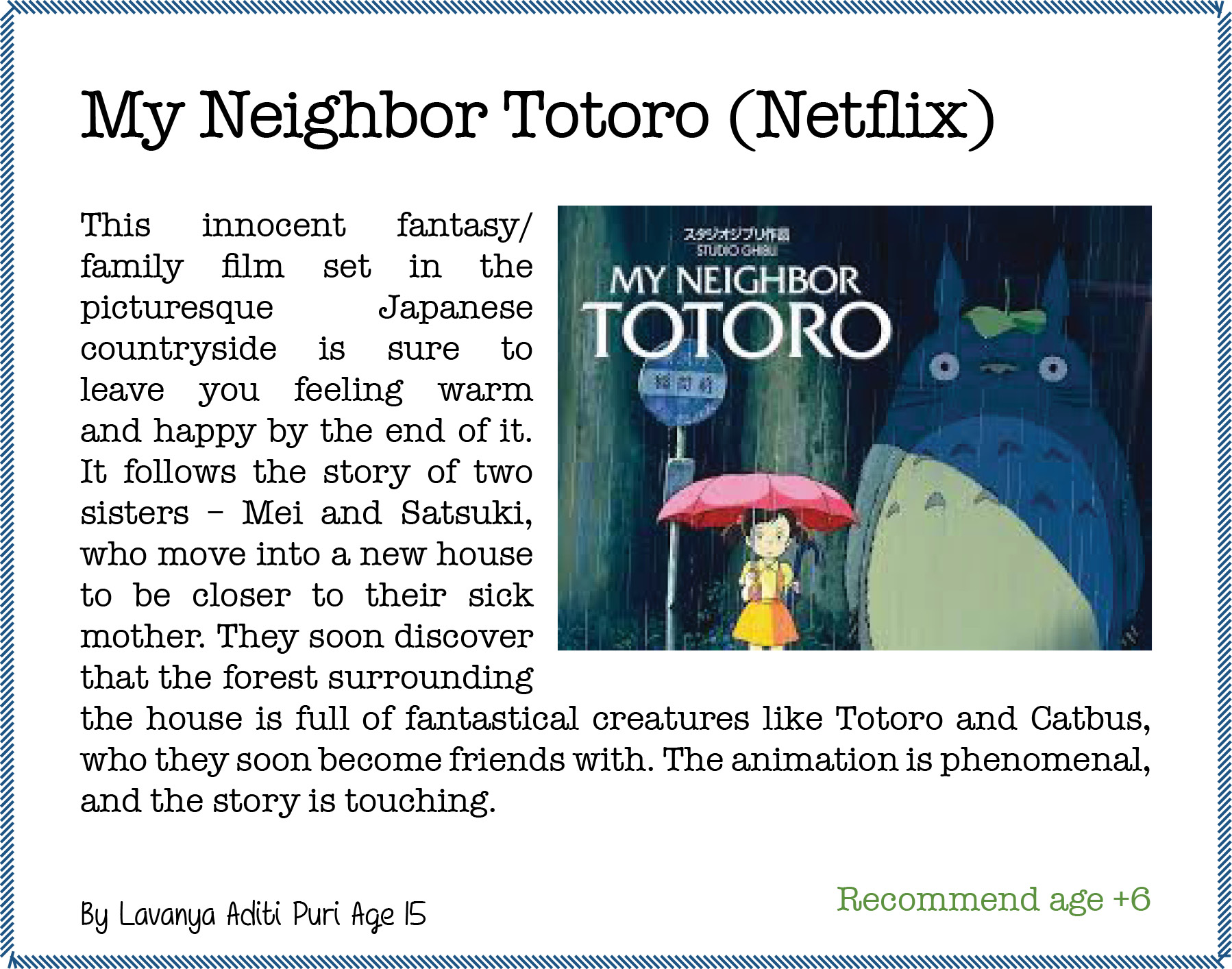 My Neighbor Totoro (Netflix)