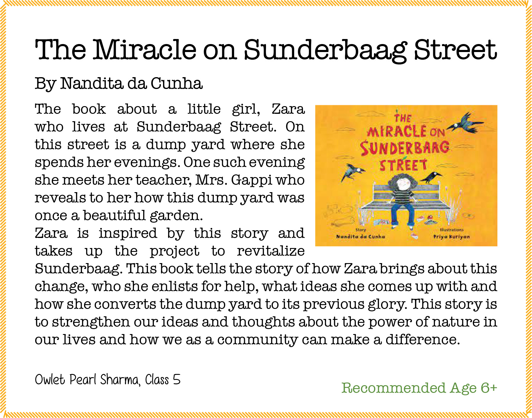 The Miracle on Sunderbaag Street